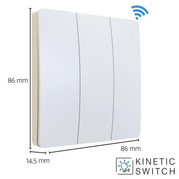 Kinetischer Funkschalter 3-fach
