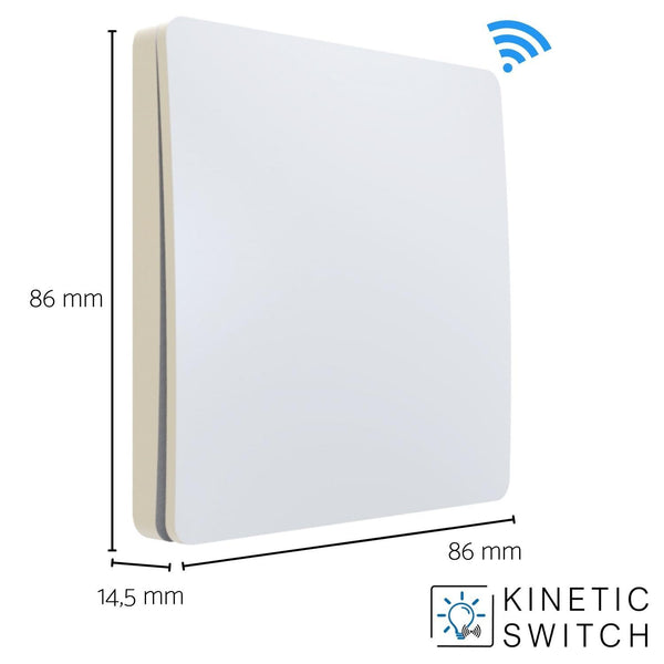 Außenbereich Set mit kinetischem Funkschalter IP65 & kompaktem Empfänger IP67 smart