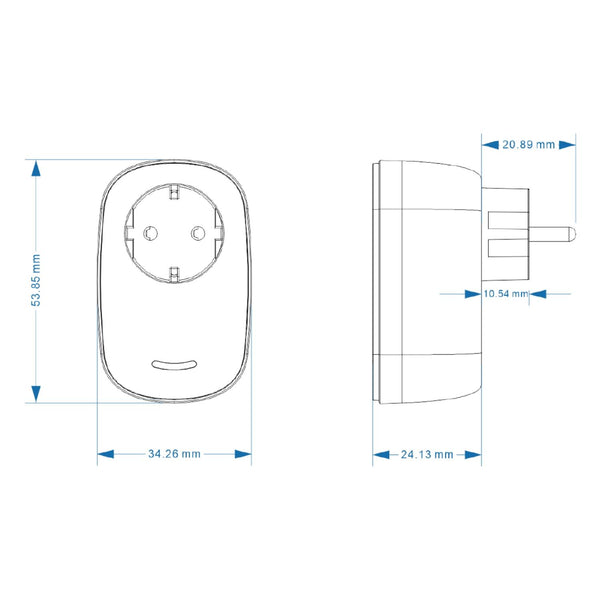 Smart Plug smarte Steckdose mit Energiezähler