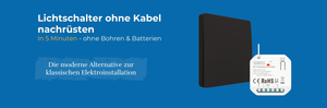 Lichtschalter ohne Kabel nachrüsten – in 5 Minuten und ohne Bohren