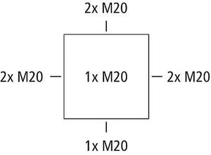 Spelsberg Spritzwasser Schutz-Dose IP66 für Empfänger